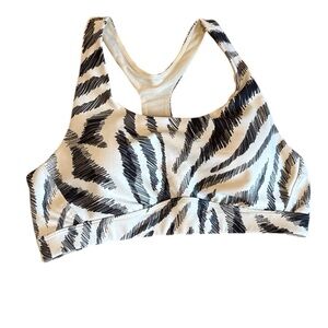 5 for $45/ DSG Zebra Print Pullover Sports Bra